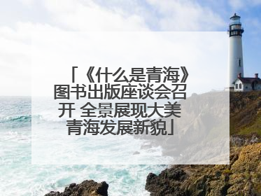 《什么是青海》图书出版座谈会召开 全景展现大美青海发展新貌