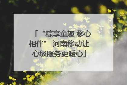 “粽享童趣 移心相伴” 河南移动让心级服务更暖心