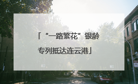 “一路繁花”银龄专列抵达连云港