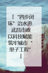 “四步闭环”治水患 武昌市政以科技赋能筑牢城市“里子工程”