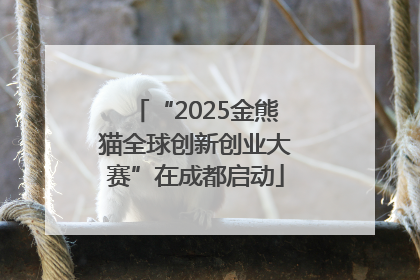 “2025金熊猫全球创新创业大赛”在成都启动