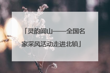 灵韵闾山——全国名家采风活动走进北镇