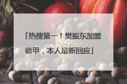 热搜第一！樊振东加盟德甲，本人最新回应