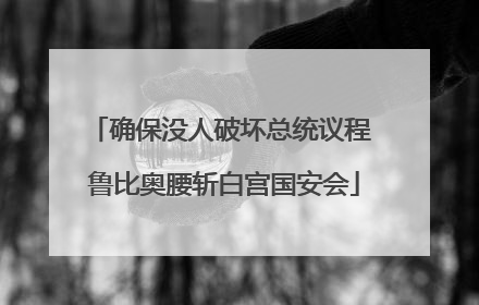 确保没人破坏总统议程 鲁比奥腰斩白宫国安会