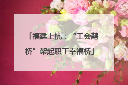 福建上杭：“工会鹊桥”架起职工幸福桥