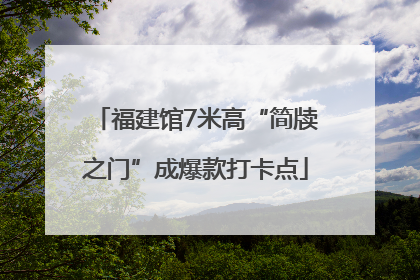 福建馆7米高“简牍之门”成爆款打卡点