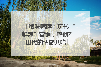 绝味鸭脖：玩转“鲜辣”营销，解锁Z世代的情感共鸣