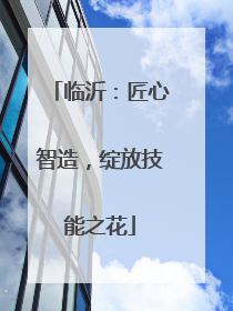临沂：匠心智造，绽放技能之花
