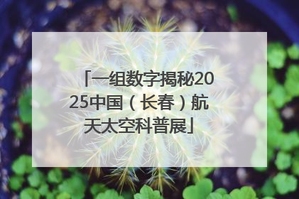 一组数字揭秘2025中国（长春）航天太空科普展