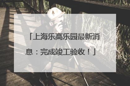 上海乐高乐园最新消息：完成竣工验收！