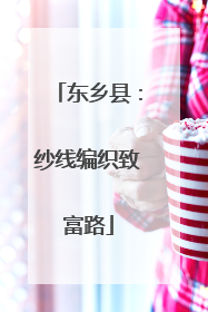东乡县：纱线编织致富路