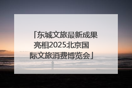 东城文旅最新成果亮相2025北京国际文旅消费博览会