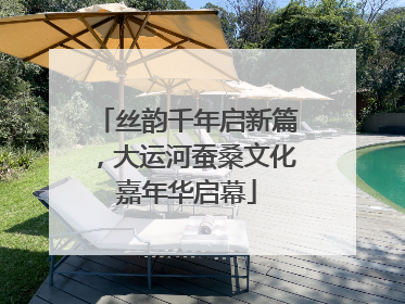 丝韵千年启新篇，大运河蚕桑文化嘉年华启幕