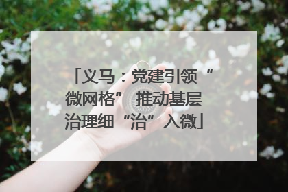 义马：党建引领“微网格” 推动基层治理细“治”入微
