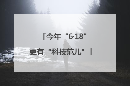 今年“6·18”更有“科技范儿”