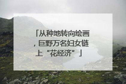 从种地转向绘画，巨野万名妇女链上“花经济”