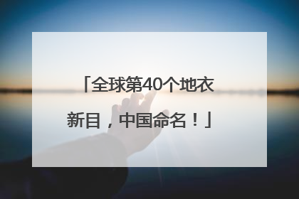 全球第40个地衣新目，中国命名！