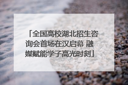全国高校湖北招生咨询会首场在汉启幕 融媒赋能学子高光时刻
