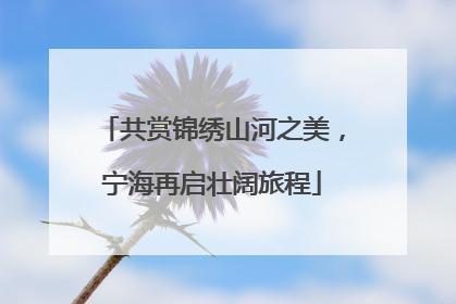 共赏锦绣山河之美，宁海再启壮阔旅程
