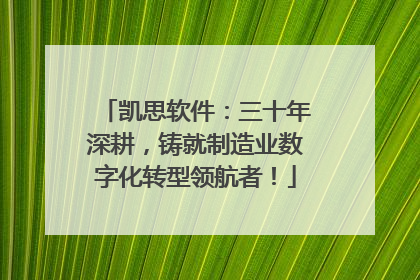凯思软件：三十年深耕，铸就制造业数字化转型领航者！