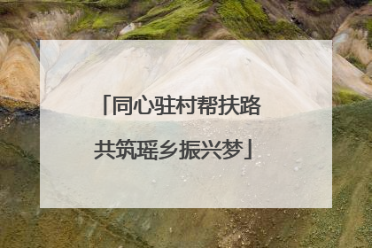 同心驻村帮扶路 共筑瑶乡振兴梦