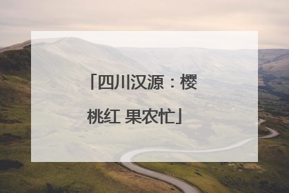 四川汉源：樱桃红 果农忙
