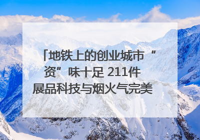 地铁上的创业城市“资”味十足 211件展品科技与烟火气完美融合｜西博视界