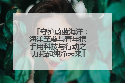 守护蔚蓝海洋：海洋至尊与青年携手用科技与行动之力托起纯净未来