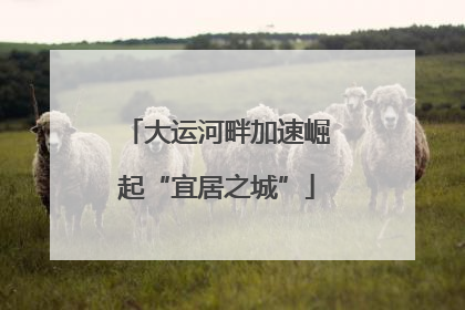大运河畔加速崛起“宜居之城”