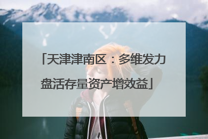 天津津南区：多维发力盘活存量资产增效益