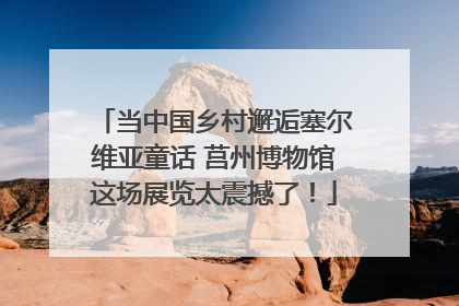 当中国乡村邂逅塞尔维亚童话 莒州博物馆这场展览太震撼了！