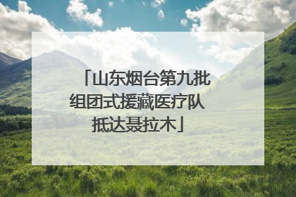 山东烟台第九批组团式援藏医疗队抵达聂拉木