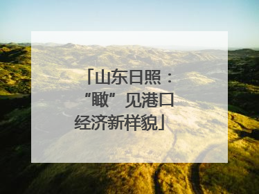 山东日照：“瞰”见港口经济新样貌