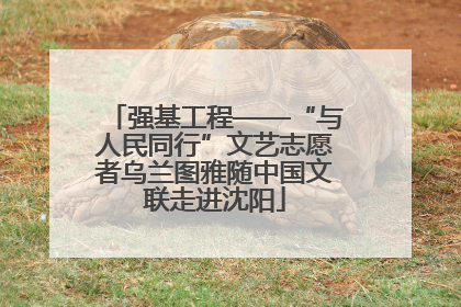 强基工程——“与人民同行”文艺志愿者乌兰图雅随中国文联走进沈阳