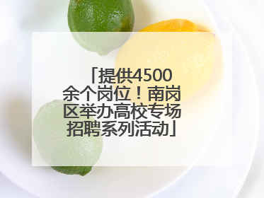 提供4500余个岗位！南岗区举办高校专场招聘系列活动