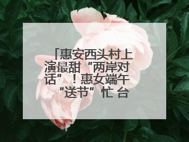 惠安西头村上演最甜“两岸对话”！惠女端午“送节”忙 台湾乡亲包粽乐