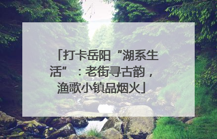 打卡岳阳“湖系生活”：老街寻古韵，渔歌小镇品烟火