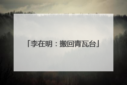 李在明：搬回青瓦台