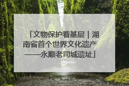 文物保护看基层｜湖南省首个世界文化遗产——永顺老司城遗址