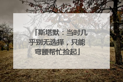 斯塔默：当时几乎别无选择，只能弯腰帮忙捡起