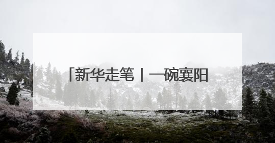 新华走笔丨一碗襄阳牛肉面里的千年城事