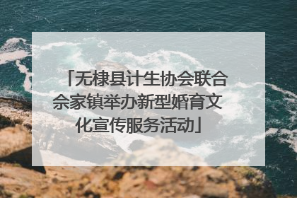 无棣县计生协会联合佘家镇举办新型婚育文化宣传服务活动