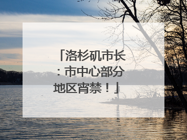 洛杉矶市长：市中心部分地区宵禁！