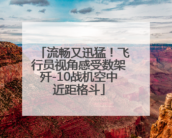 流畅又迅猛！飞行员视角感受数架歼-10战机空中近距格斗