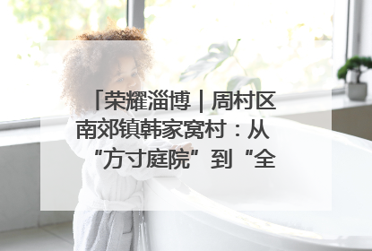 荣耀淄博｜周村区南郊镇韩家窝村：从“方寸庭院”到“全域文明”，乡村振兴的“美学革命”