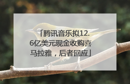 腾讯音乐拟12.6亿美元现金收购喜马拉雅，后者回应