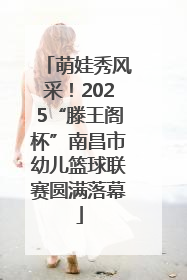 萌娃秀风采！2025“滕王阁杯”南昌市幼儿篮球联赛圆满落幕