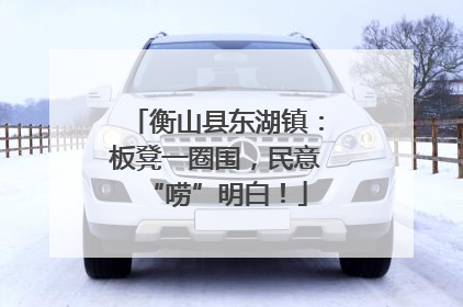 衡山县东湖镇：板凳一圈围，民意“唠”明白！
