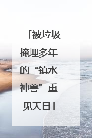 被垃圾掩埋多年的“镇水神兽”重见天日