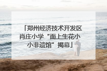 郑州经济技术开发区肖庄小学“面上生花小小非遗馆”揭幕